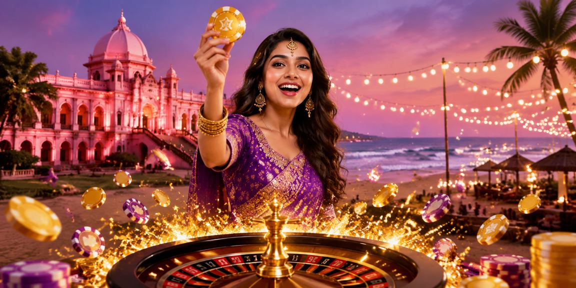 A user enjoying a roulette game against a sea-view backdrop in Dhaka