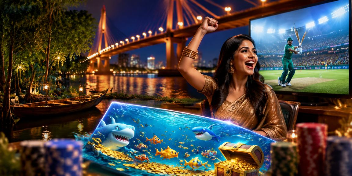 সুন্দরবনের প্রেক্ষাপটে বাংলাদেশি মডেল foxjaya7x - এ ক্রিকেট বেটিং উপভোগ করছেন